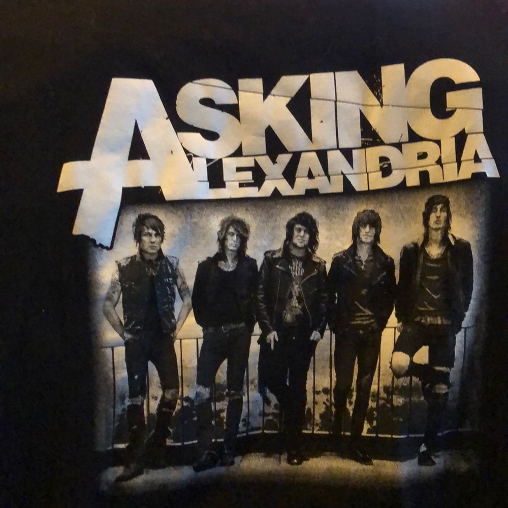 Asking Alexandria shirt.